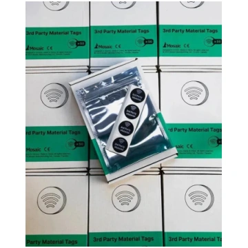 Mosaic 3rd Party Material Tags - 50pcs Pack