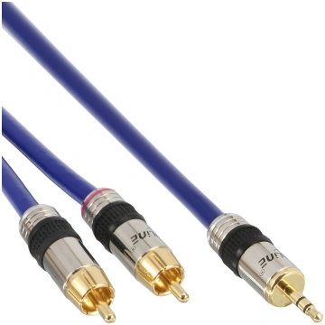 Kabelis InLine Audio Cable Premium 89939P 3.5 mm V