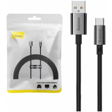 Cable USB do USB-C Baseus Superior 100W 2m (black)