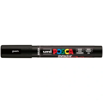 Marķieris ūdens bāzes UNI Posca PC-5BR brush shape