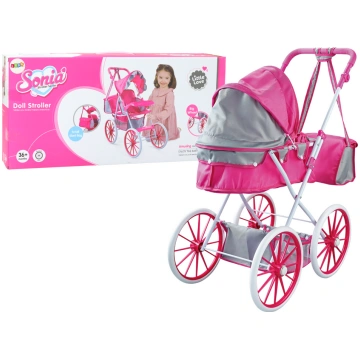 Lelles un aksesuāri - Doll Stroller Metal Bag Big 