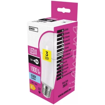LED GLS A67 E27 17W 240V 1900lm 6500K spuldze EMOS
