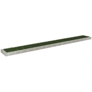 vidaXL gabions, augstā puķu kaste, cinkots tērauds