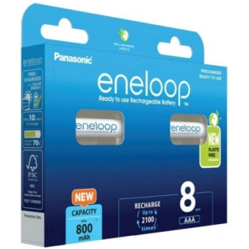 Uzlādējamas baterijas PANASONIC ENELOOP AAA 800 mA