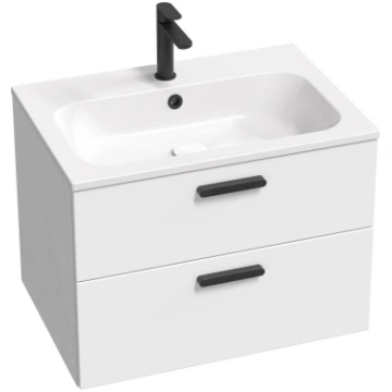 Piekaramais skapis RAVAK SD Chrome II 700, balts/m