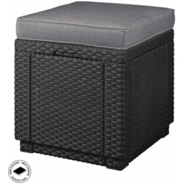 Keter Dārza krēsls/uzglabāšanas kaste Cube ar spil