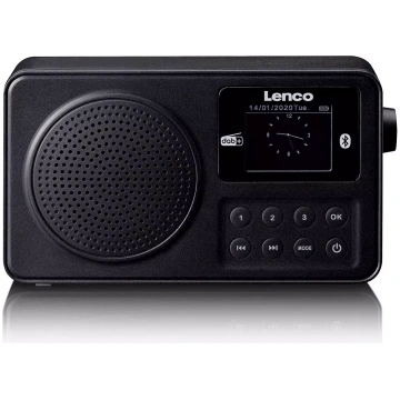 Lenco PDR-033BK Pārnēsājamais Radio FM / Bluetooth
