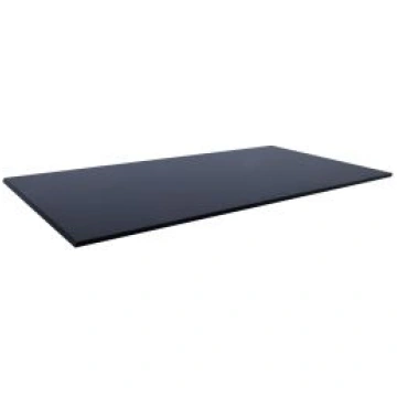 Galda virsma ERGO 140x80cm, melna
