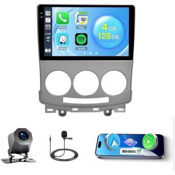 Roinvou 4+128G Android 15 auto radio Mazda 5 2007-