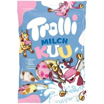 TROLLI želejkonfektes Milch Kuh, 200g