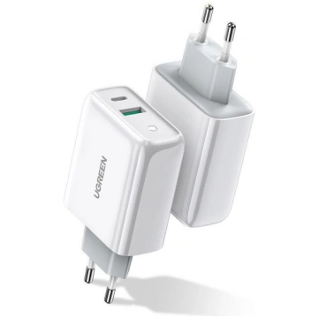 Telefona lādētājs Ugreen CD170, USB Type C/USB/AC/