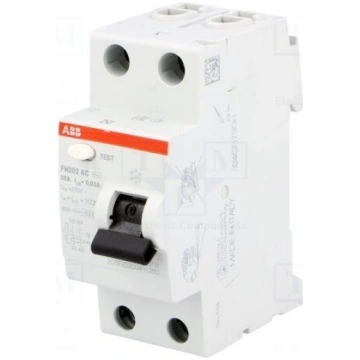 RCD breaker | Inom: 25A | Ires: 30mA | Max surge c