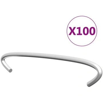 vidaXL gabiona āķi, 100 gab., cinkots tērauds, 10 
