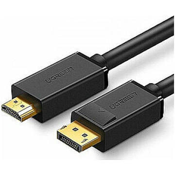 Ugreen DisplayPort — HDMI kabelis 3 m, melns (8918