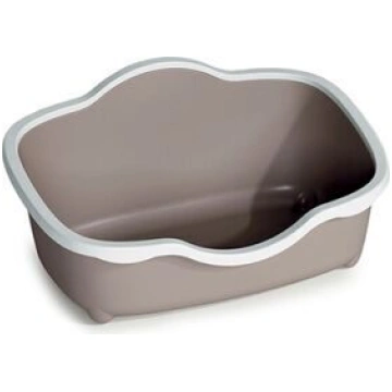 Stefanplast Kaķu tualete TRES CHIC Open (balts/pud