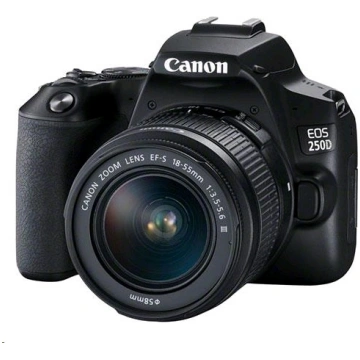 DSLR kameras, Canon, Canon EOS 250D EF-S 18-55mm f