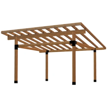 Nojumes stiprinājumu komplekts (145x145mm brusām) 
