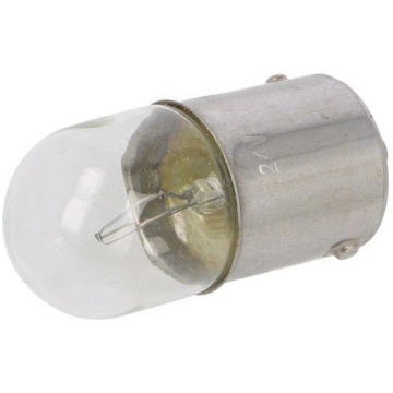 Filament lamp: automotive; BA15S; 10W; 24V; transp