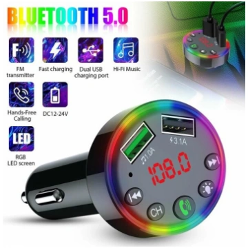 FM modulators ar Bluetooth automašīnai, F9 Nav nor
