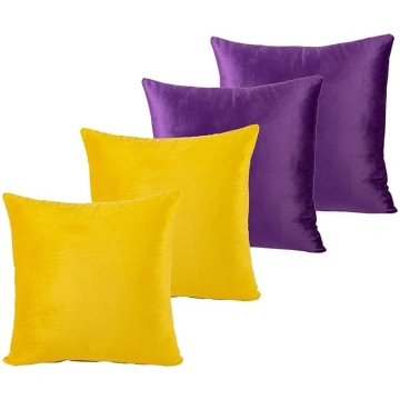 CUSHY HOME Samta spilvenu pārvalki Mīksti dekoratī