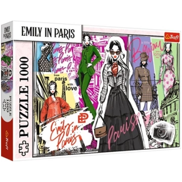 Trefl Puzzle Emily w Paryu: Modowe Inspiracje 1000