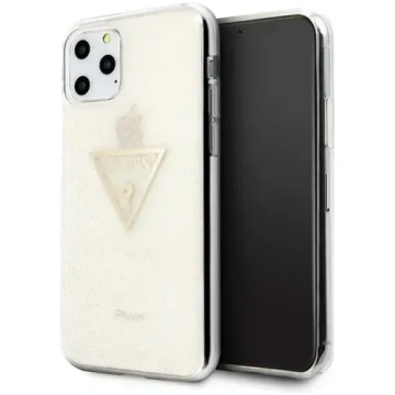 Guess Glitter Triangle cietais vāciņš iPhone 11 Pr