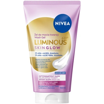 Nivea NIVEA LUMINOUS630 SKIN GLOW Zel do mycia twa
