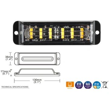 Stroboskops 6xLED R10 R65