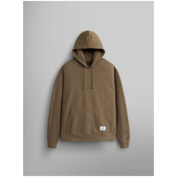 ESSENTIAL HOODIE (SEASONAL) - COYOTE BROWN / L
