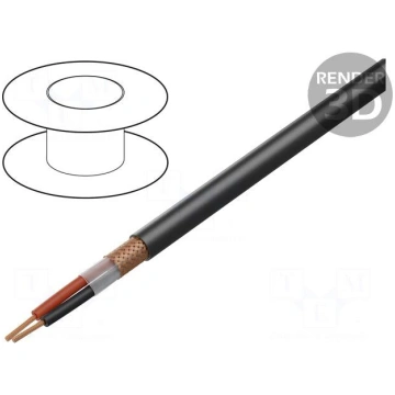 Wire: loudspeaker cable | 2x6mm2 | stranded | OFC 
