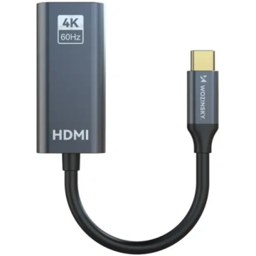 Wozinsky WACH-01 USB-C uz HDMI adapteris – melns