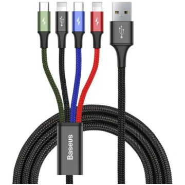 Vads Baseus Nylon USB, Micro USB/USB/USB Type-C