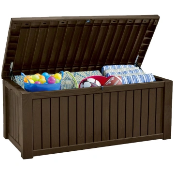 Dārza kaste KETER ROCKWOOD 570 l (brūna)