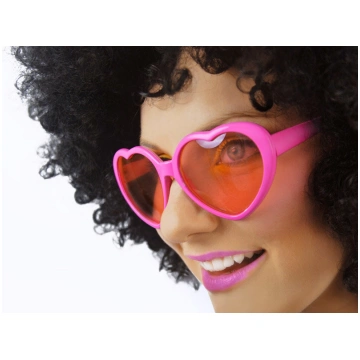 Aksesuārs fotosesijai Brilles Hearts, rozā 4Party
