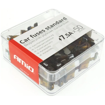 Standard fuse box 50pts 7.5A AMIO 01333