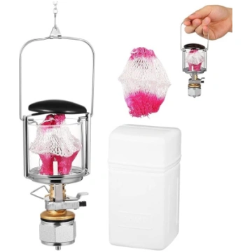 Toyvian pārnēsājama kempinga gāzes lampa no vara a