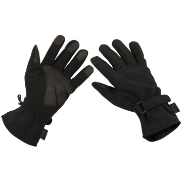 Melni softshell cimdi