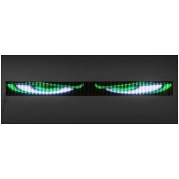 Elastīgs LED vējstikla displeja panelis "DEVIL EYE