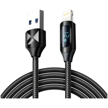 USB-A Cable - Lightning Wozinsky WUALC2 with LED D