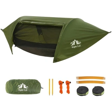 Night Cat Hammock Tent with Mosquito Net Waterproo