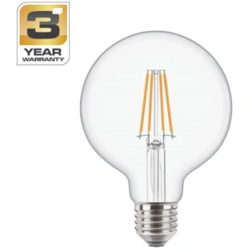 Standart LED BULB G95 7W E27 2700K 806LM FILAM 149
