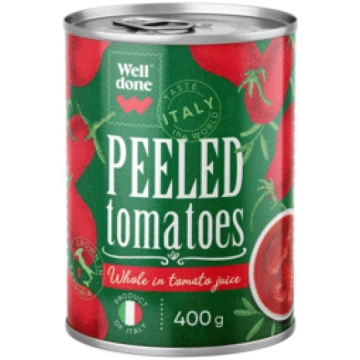 Konservēti tomāti Italy WELL DONE mizoti 400g
