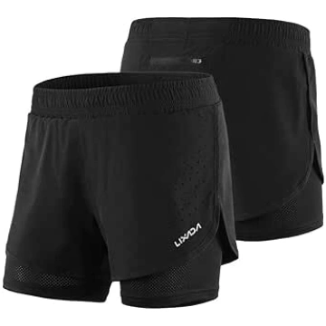 Lixada 2-in-1 Running Trousers for Women Quick-Dry