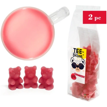 Augļu Tējas Lācīši - Zemene, 2x125g Tarlton