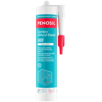 Sanitārais akrila hermētiķis Penosil Sanitary SilA