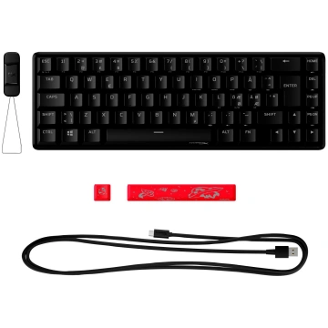 Klaviatūra HYPERX ALLOY ORIGINS 65, videospēlēm, R