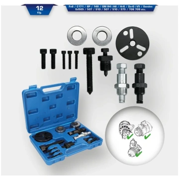 Brilliant Tools Skriemeļu novilcēju komplekts, 12 