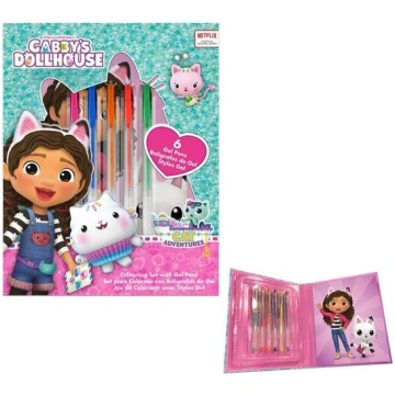 Gabby"s Dollhouse Smoothie Lja notebook + gel pen 