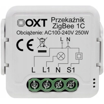 Oxt Mini Relejs 1 Obwód Zigbee Tuya