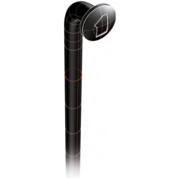 Spieķis Mach1 PLUS 2.00mm 18/8 stainless 14G black
